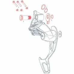 Rear Derailleur B-bolt And Limit Screw Kit SRAM GX 2x11V #11.7518.049.000