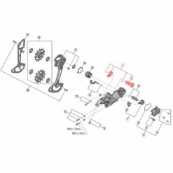SHIMANO XTR M9120 SGS 12S #Y3FA98010 Rear Derailleur Hanger