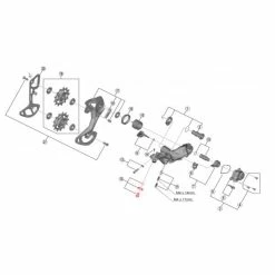 SHIMANO XTR M9100 #Y3FA98060 Rear Derailleur Cable Fixing Bolt