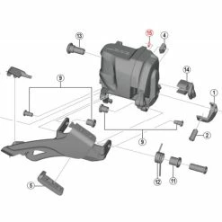 SHIMANO XTR Di2 FD-M9070/9050 Front Derailleur DI2 Ring #Y7DE18000