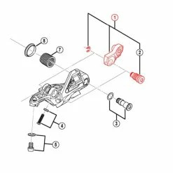 SHIMANO XTR RD-M981 Rear Derailleur Hanger #Y5XY98010