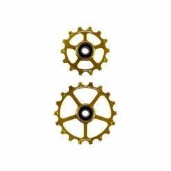 CERAMICSPEED OVERSIZE COATED Jockey Wheels Sram Eagle AXS/Méca Gold